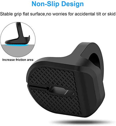 Portable iWatch Charging Stand Black, Stable Base, Nightstand Feature, All Apple Watch Sizes