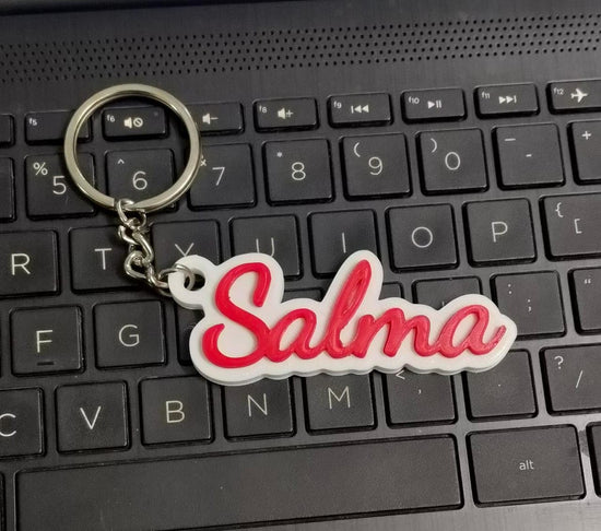 Personalized Name Keychain, Set of 4