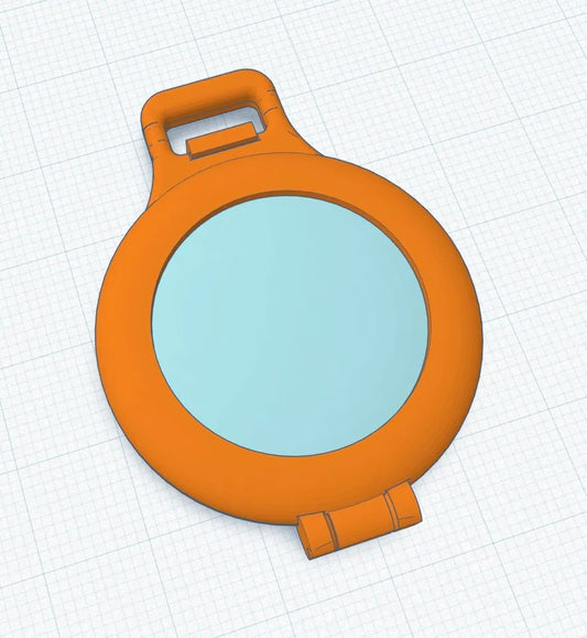 Custom AirTag Keychain 3D Printed Protective Case for Apple AirTag